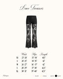 Flared Lace Trousers
