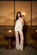 Flared Lace Trousers