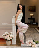 Lace Satin Trousers