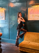 Flared Lace Trousers