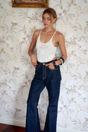 High waist flared jeans