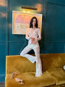 Flared Lace Trousers