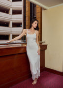 Savia lace knit dress